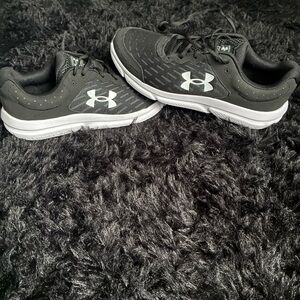 Under Armour Charcoal and White Running Sneakers